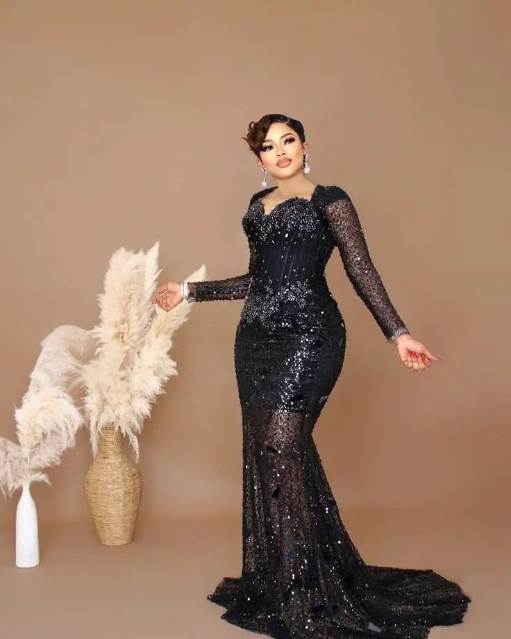 49 Sequin Gown Styles in Nigeria and ...
